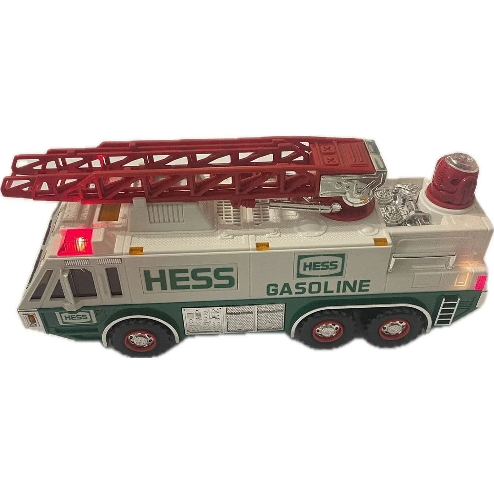New Box Vintage -1996 Hess Emergency Truck - Ladder Siren Horn Light Flash